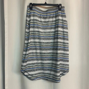 T by Talbots striped skirt size small